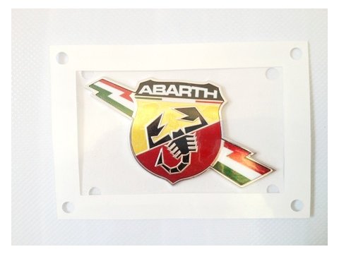 Znak Abarth na karosériu-bok